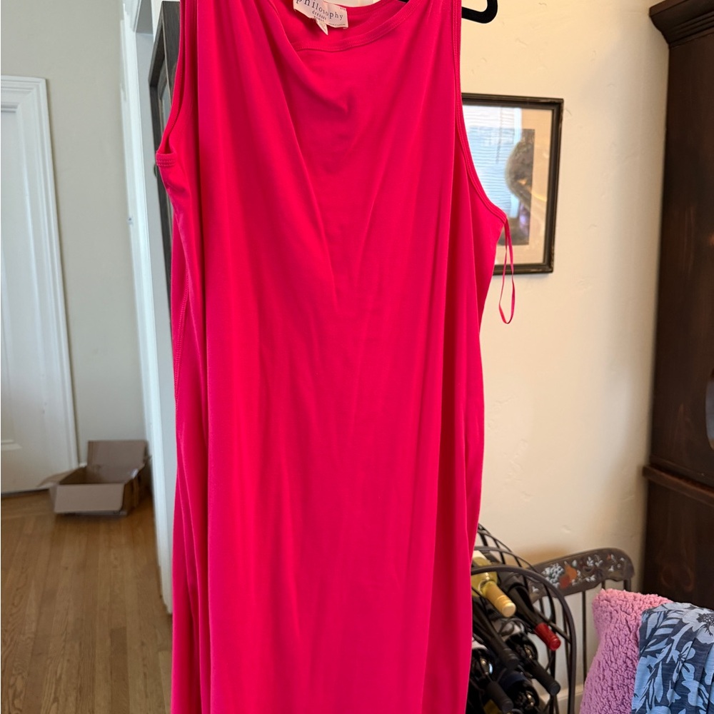 Philosophy Bold Pink Dress
